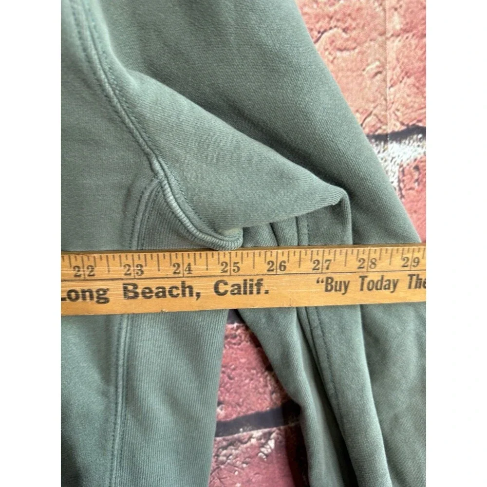 J. Crew Mens Green Long Sleeve Pullover Sweatshirt Crewneck Size XL Knit